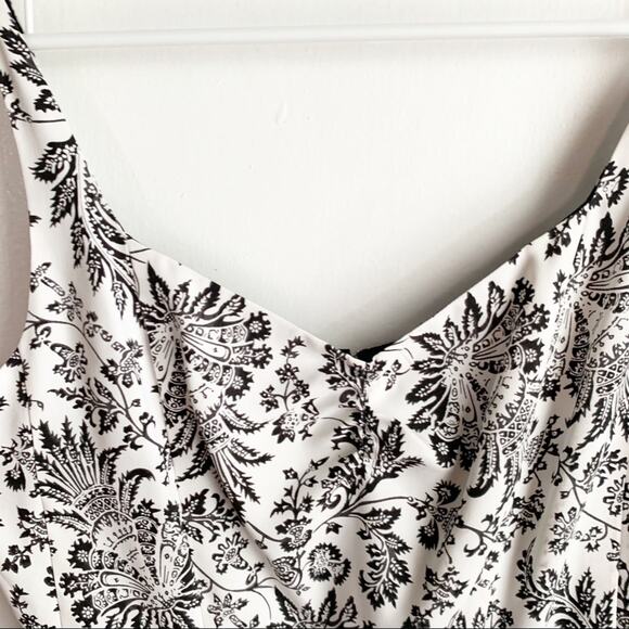 VTG Silk 1990’s Esperanto A-Line Floral Print Midi Dress Retro Style 6 Feminine - Picture 4 of 15